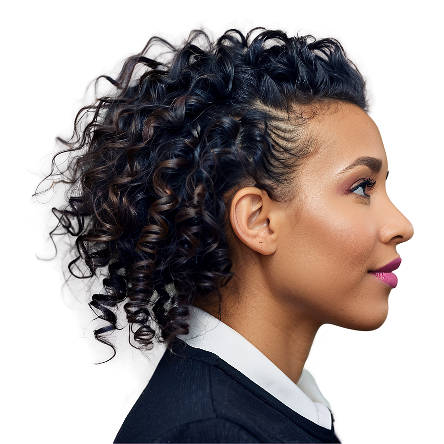 Curly Hair Edges Png Lvq PNG Image