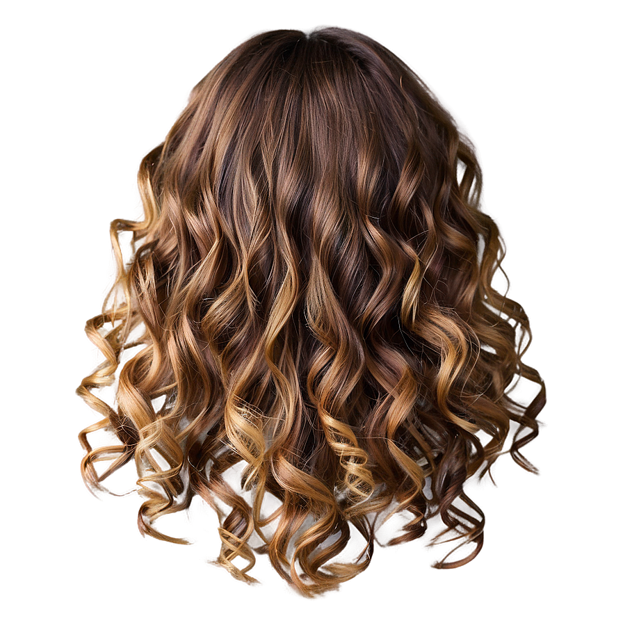 Curly Hair Highlights Png 90 PNG Image