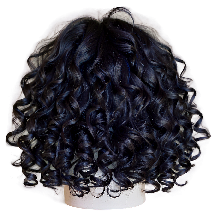 Curly Hair Silhouette Png Pab PNG Image