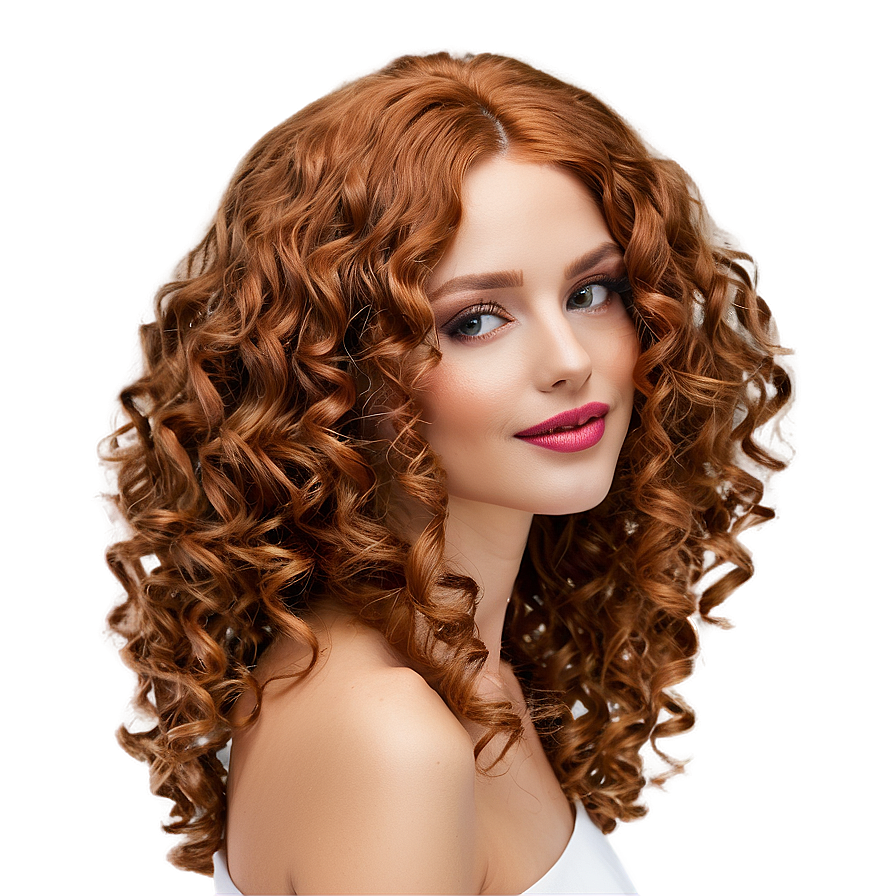 Curly Hair Wig Png Rlj PNG Image