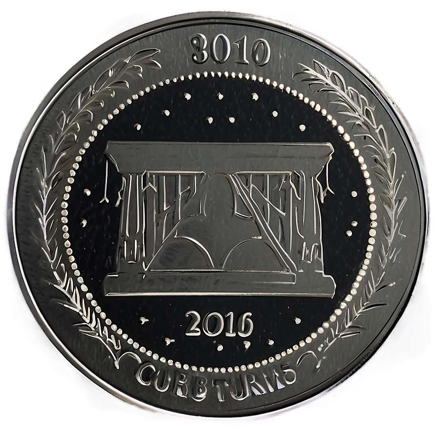 Currency-themed Silver Coin Png Hgw PNG Image