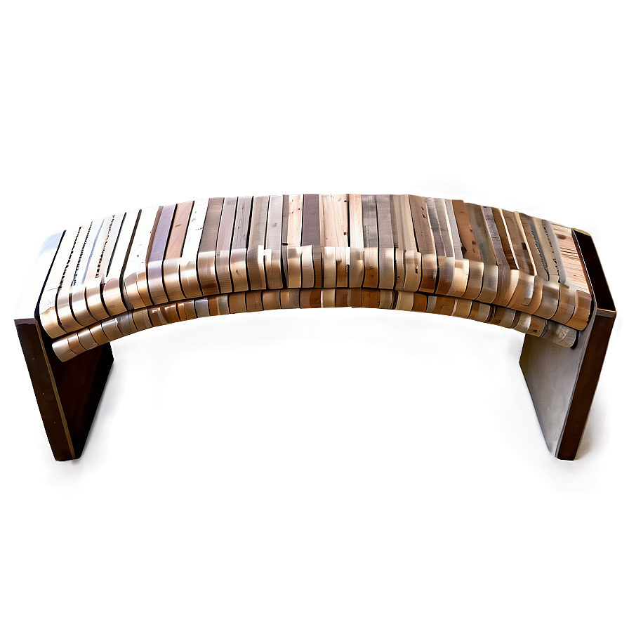 Curved Bench Png Odd50 PNG Image