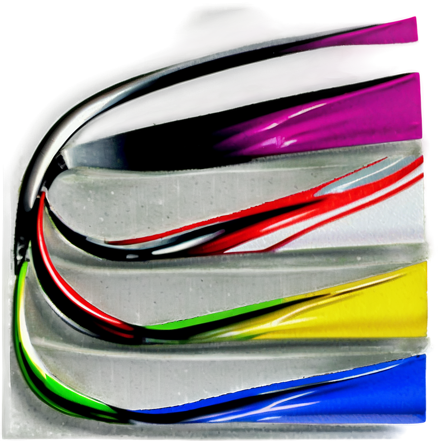 Curved Paint Stroke Png Qbj PNG Image