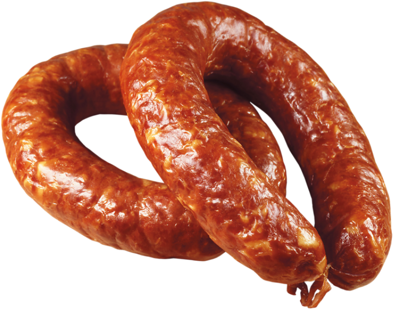 Curved Smoked Sausage PNG Image