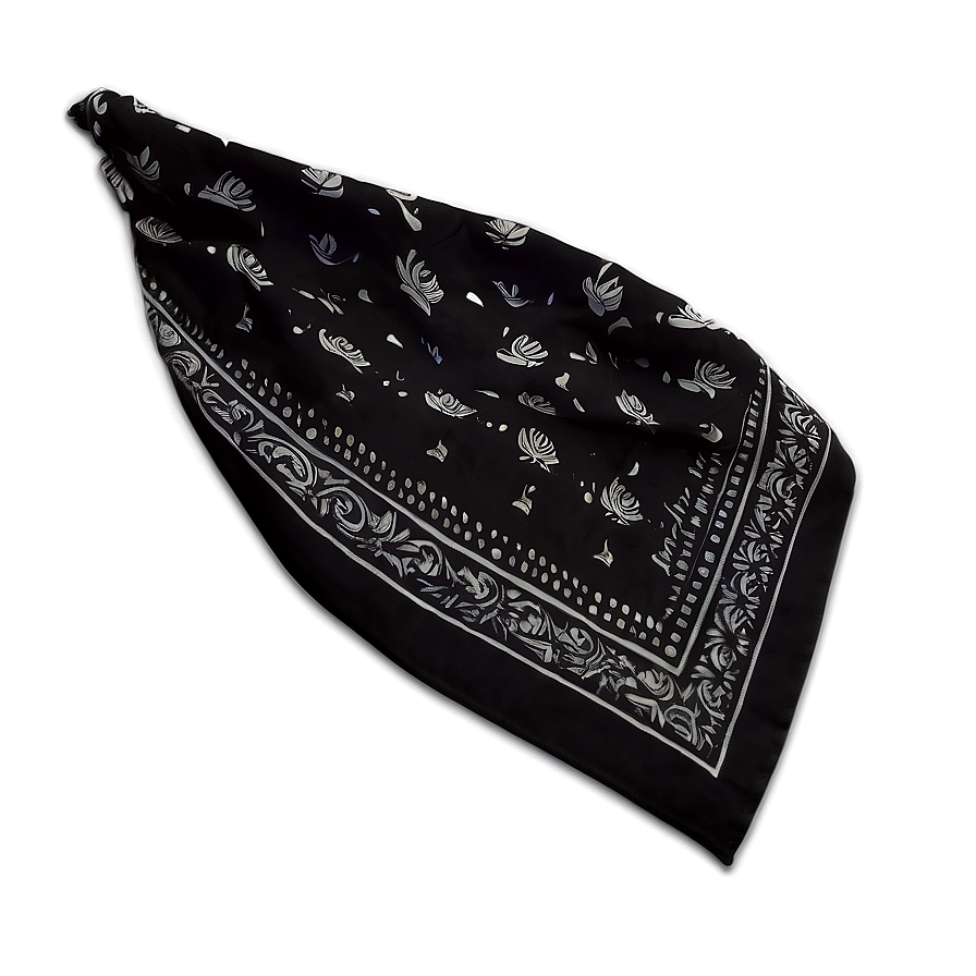 Custom Black Bandana Png Wst PNG Image