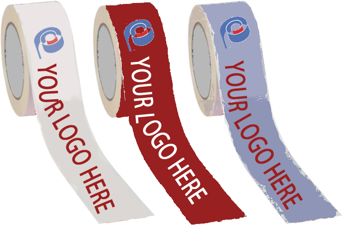 Custom Branded Scotch Tape Rolls PNG Image