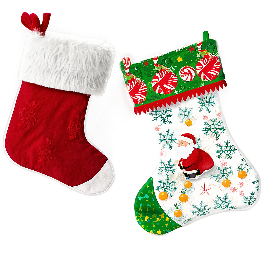 Custom Christmas Stocking Png 06132024 PNG Image