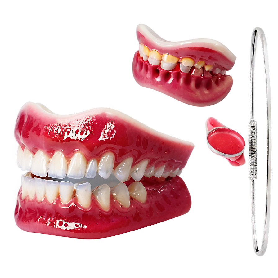 Custom Color Matching Dentures Png Rgh75 PNG Image