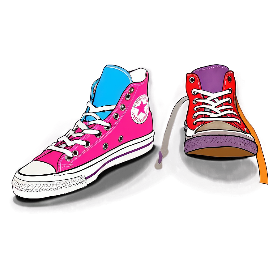 Custom Converse Art Png Hfp65 PNG Image