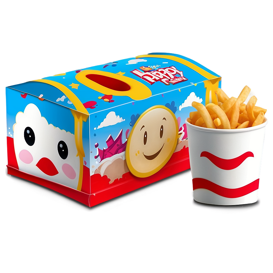 Custom Happy Meal Box Graphics Png 64 PNG Image