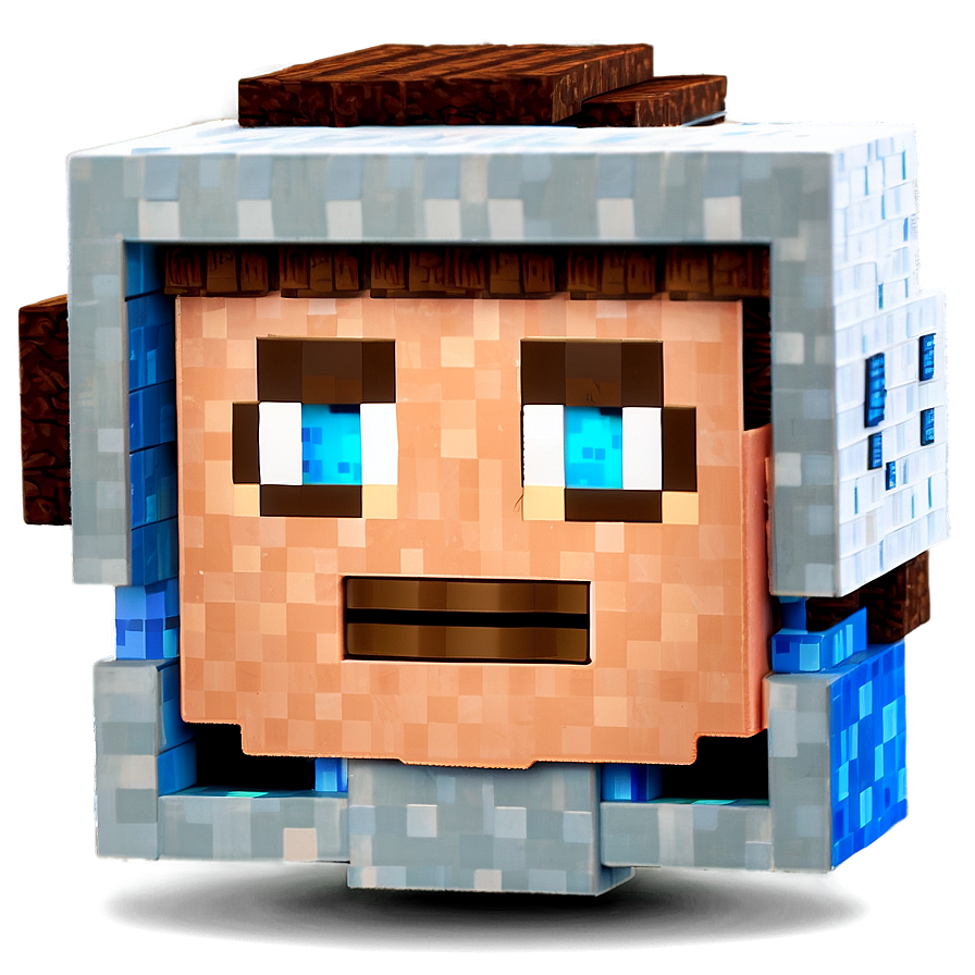 Custom Minecraft Steve Head Png 22 PNG Image