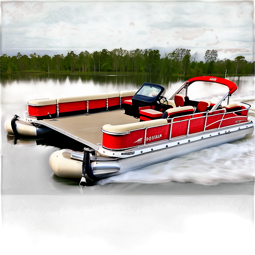 Custom Pontoon Boats Png 06282024 PNG Image