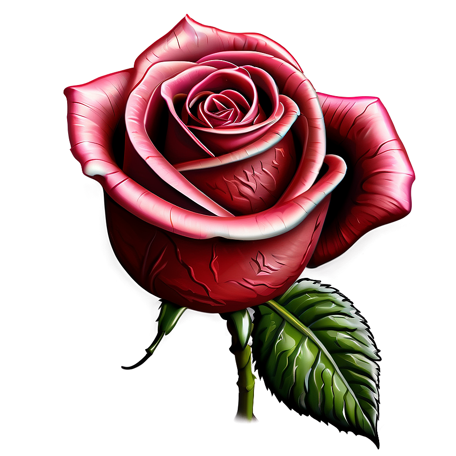 Custom Rose Tattoo Sketch Png 31 PNG Image