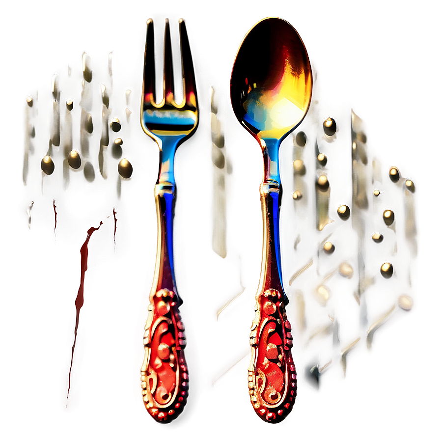 Custom Spoon And Fork Png 32 PNG Image