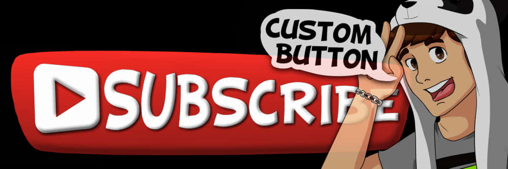 Custom Subscribe Button Cartoon Creator PNG Image