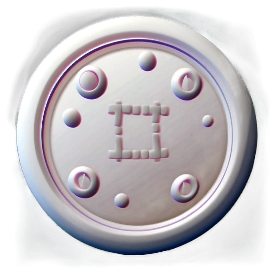 Custom White Button Design Png 13 PNG Image