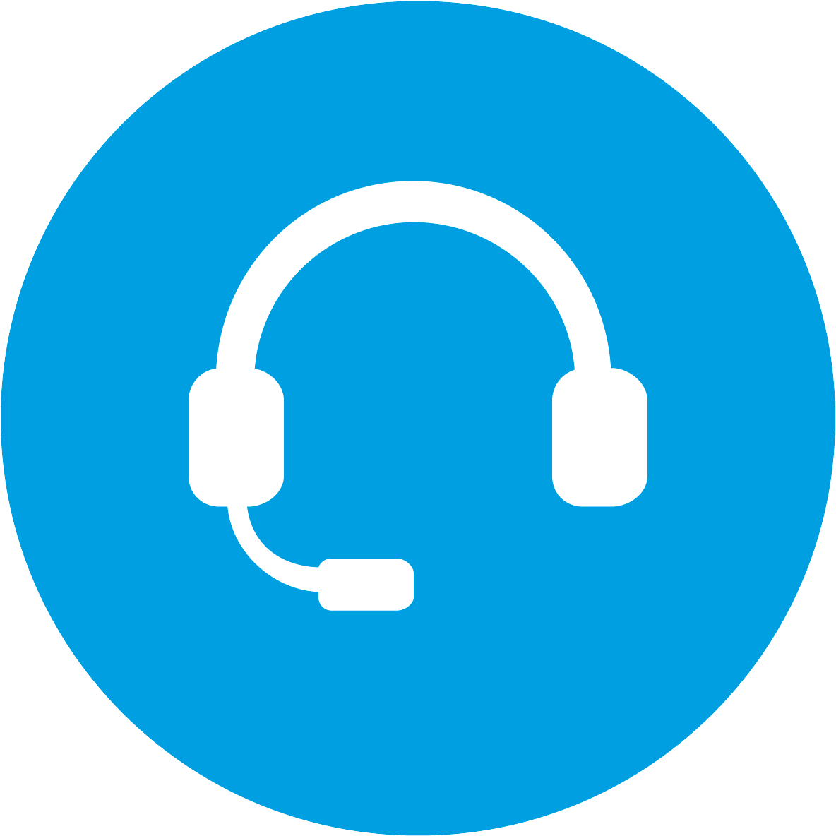 Customer Support Headset Icon PNG Image