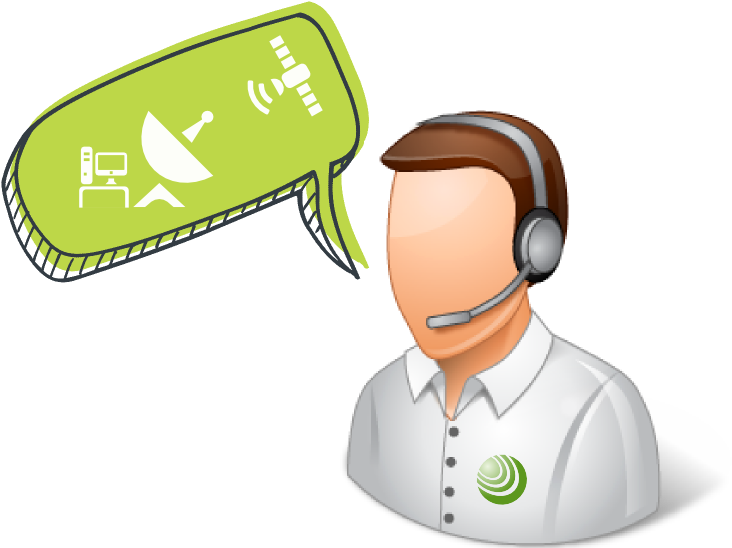 Customer Support Representative Cartoon PNG Image