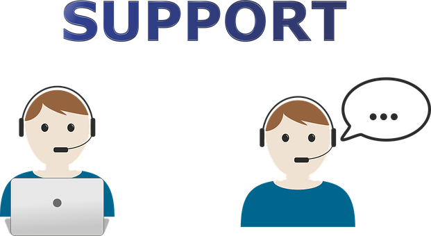 Customer Support Representatives Graphic PNG Image