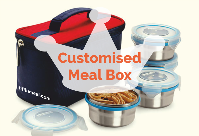 Customised Meal Boxand Insulated Bag PNG Image