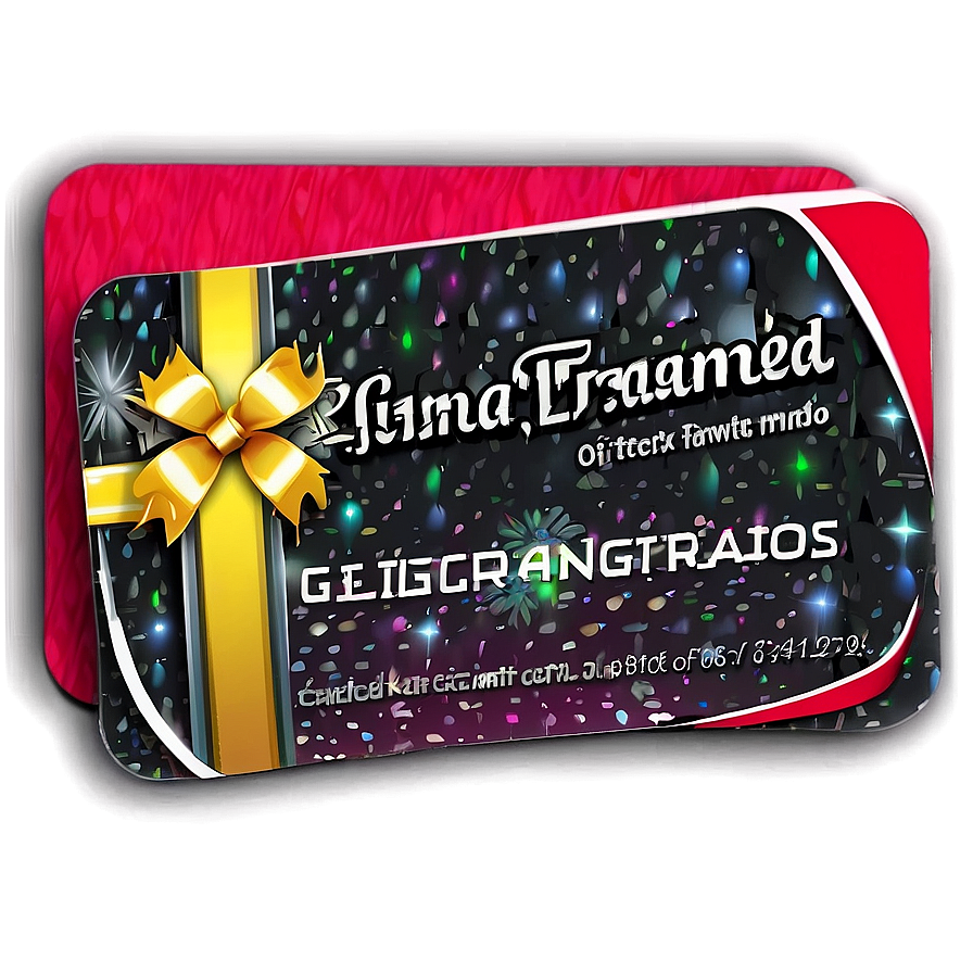 Customizable Gift Card Png 57 PNG Image