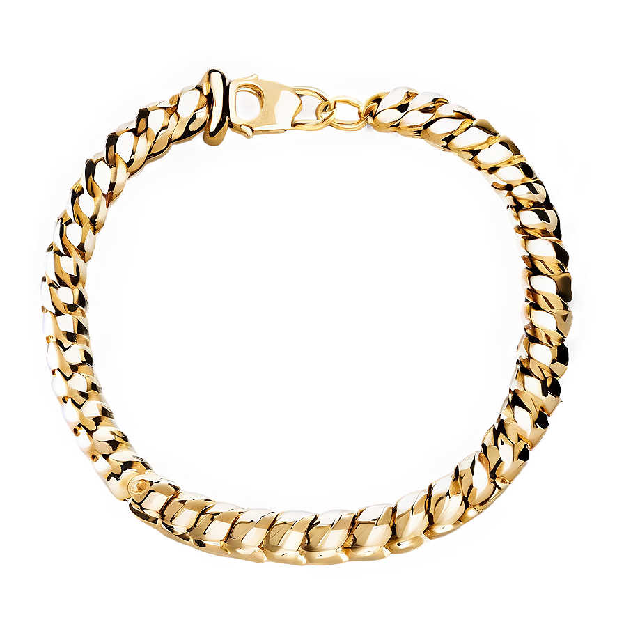 Customizable Gold Bracelet Png Dbr PNG Image