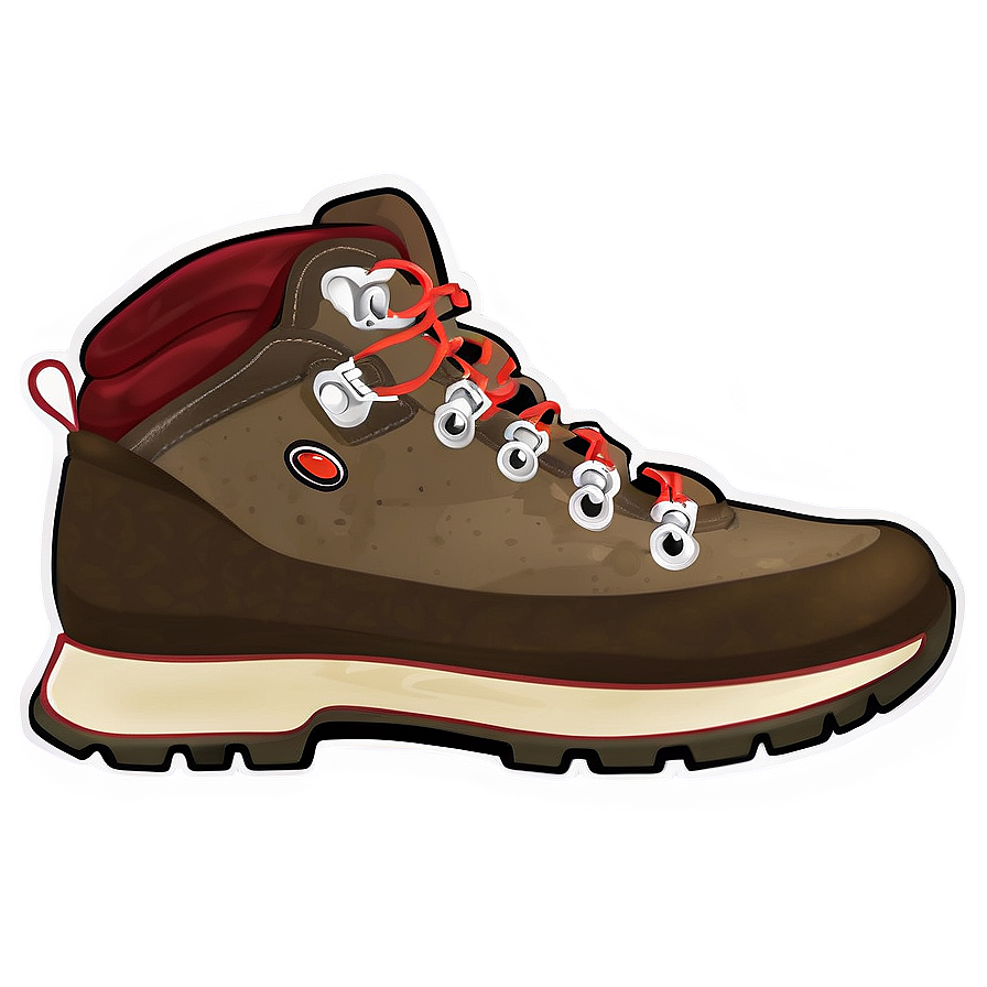 Customizable Hiking Boot Design Png Bvb PNG Image