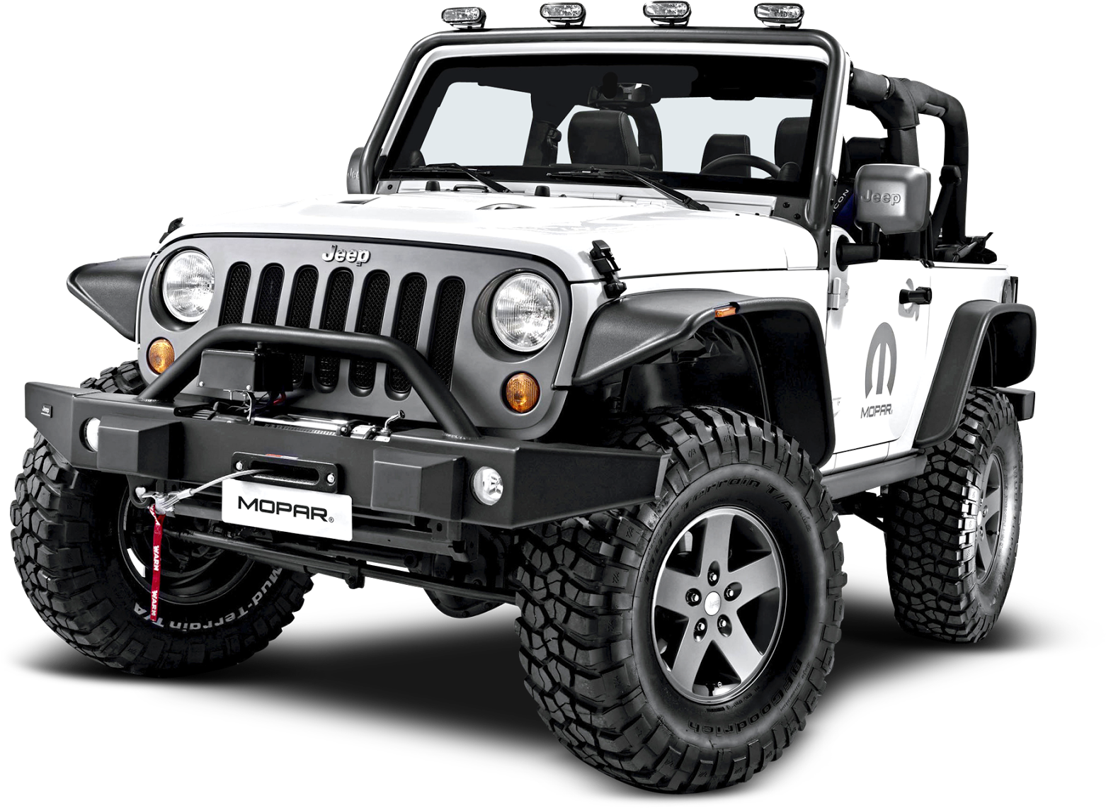 Customized White Jeep Wrangler H D PNG Image