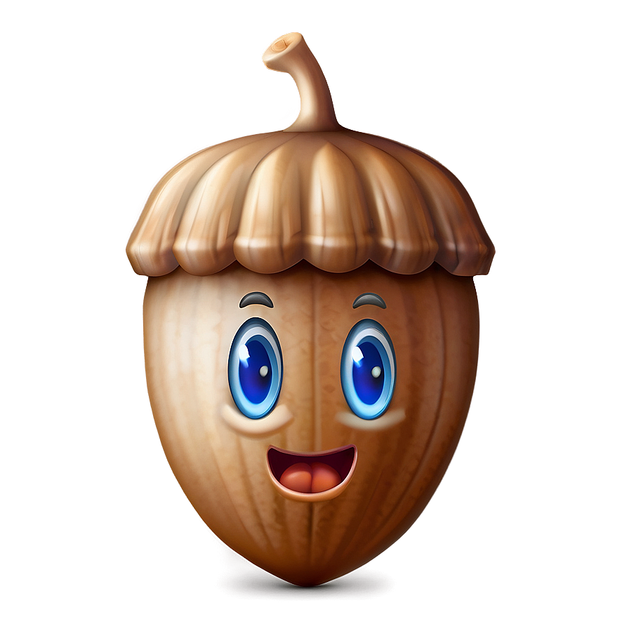 Cute Acorn Emoji Png Gts PNG Image