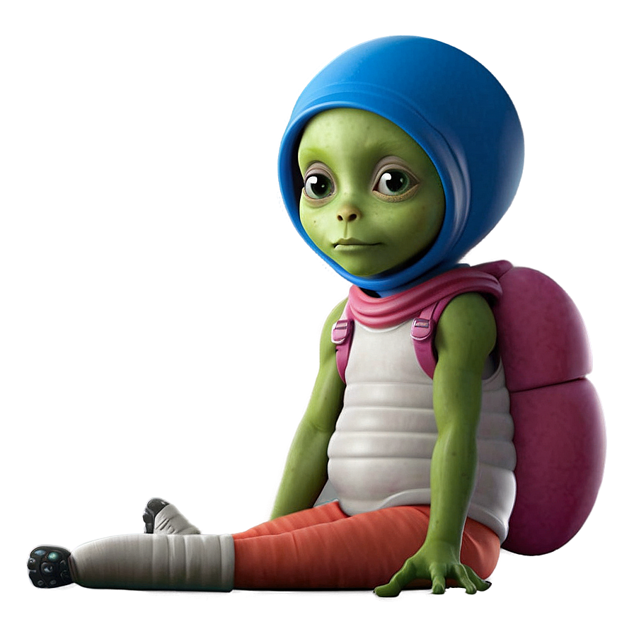 Cute Alien C PNG Image