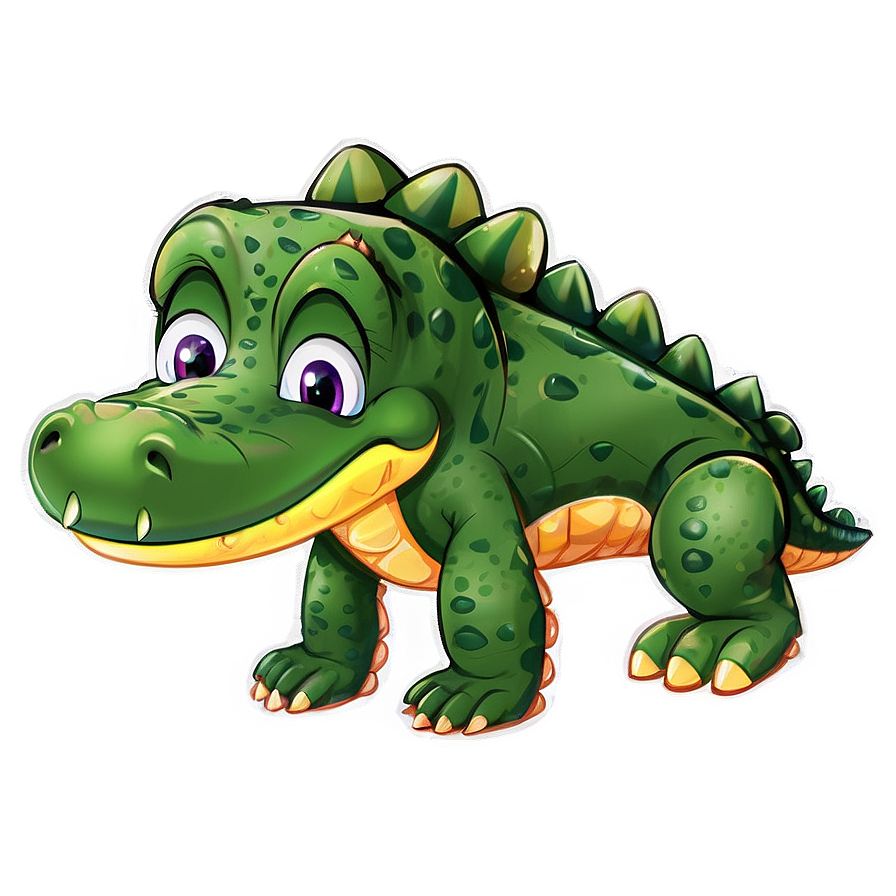 Cute Alligator Character Png Ufu PNG Image