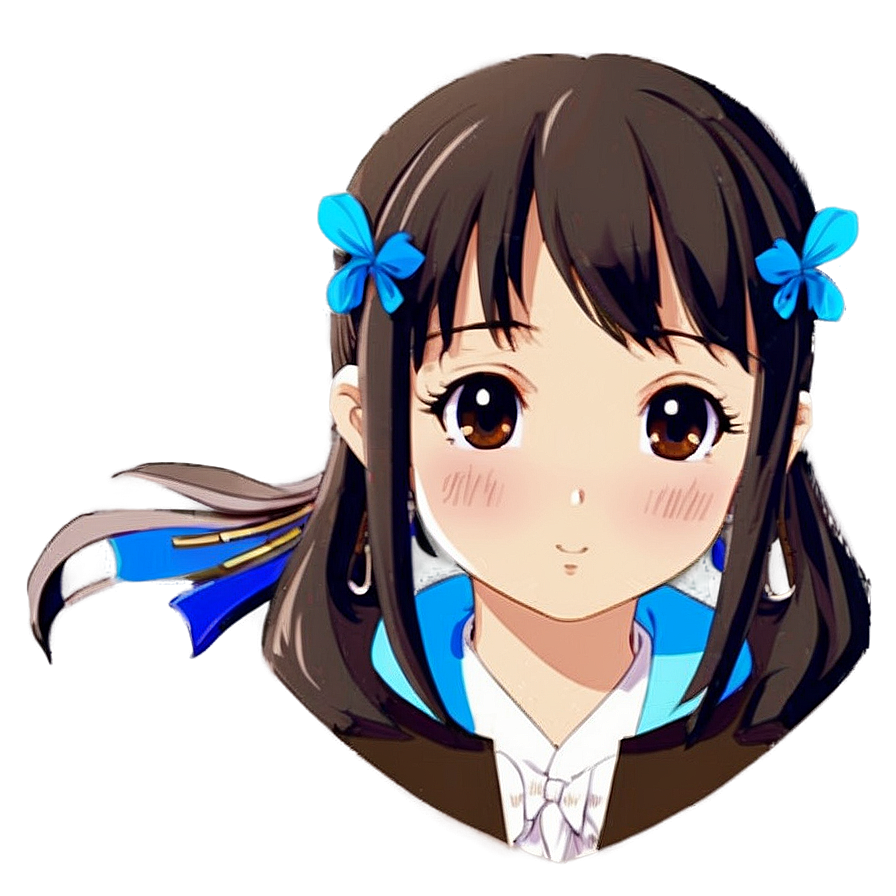 Cute Anime Girl Face Png 40 PNG Image