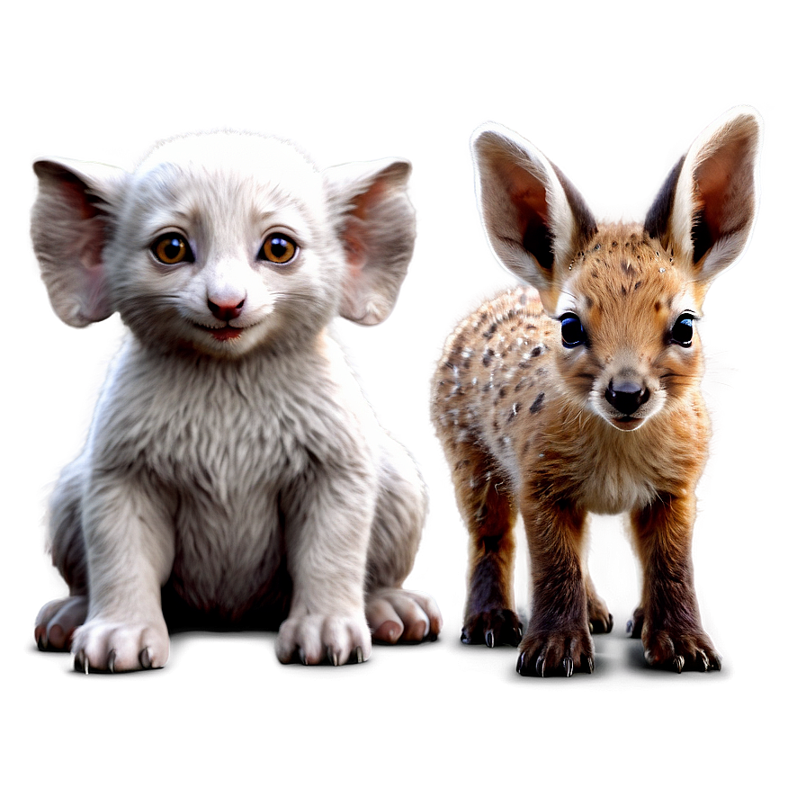 Cute Baby Animals Png Ykl PNG Image