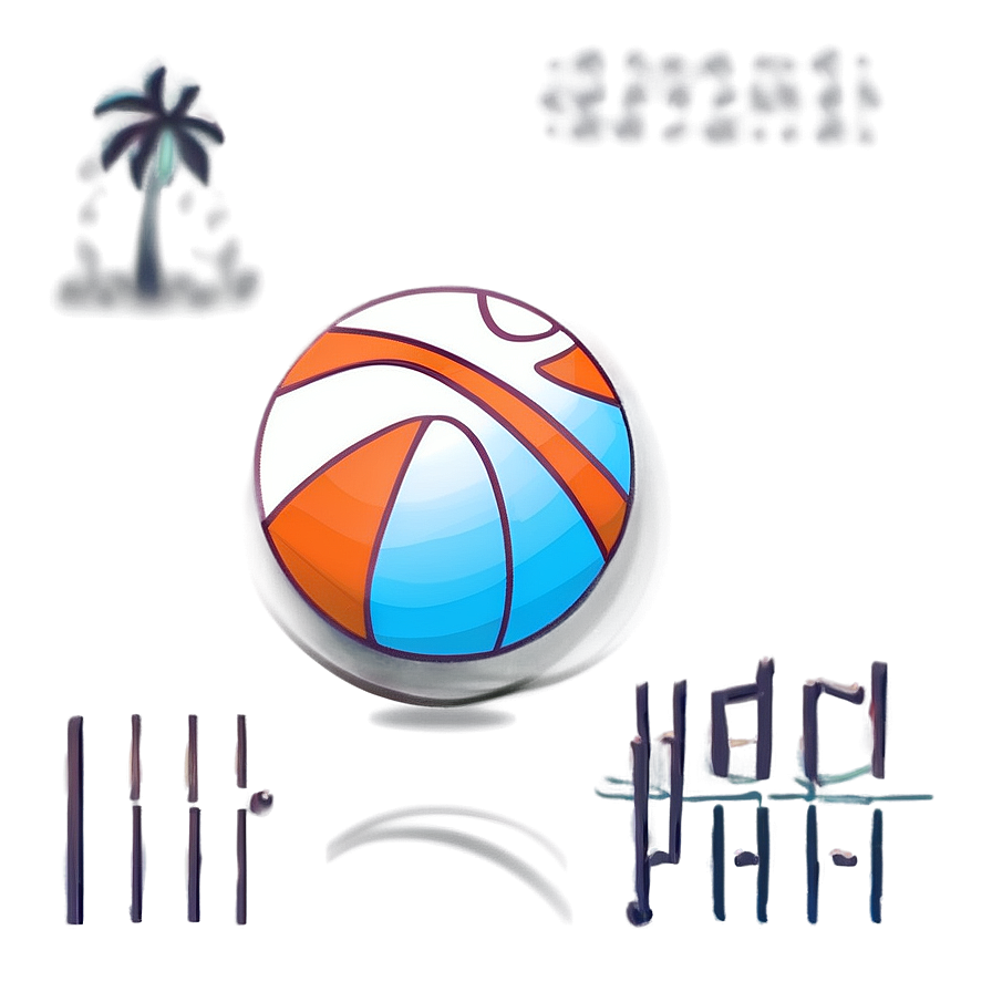 Cute Basketball Cartoon Png Uxh PNG Image