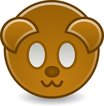 Cute Bear Icon PNG Image