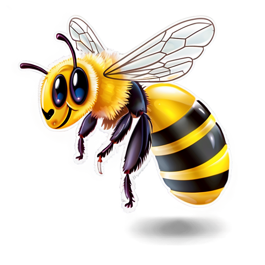 Cute Bee With Hat Png 06252024 PNG Image