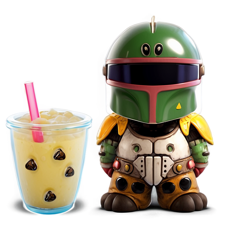 Cute Boba Character Png Qnq22 PNG Image