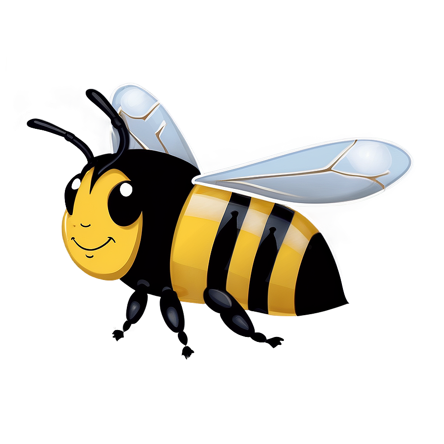 Cute Bumblebee Illustration Png Owe15 PNG Image