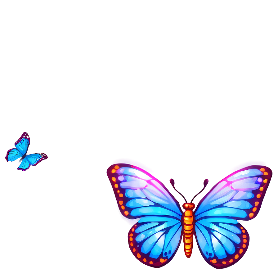 Cute Butterflies Png Jlt25 PNG Image