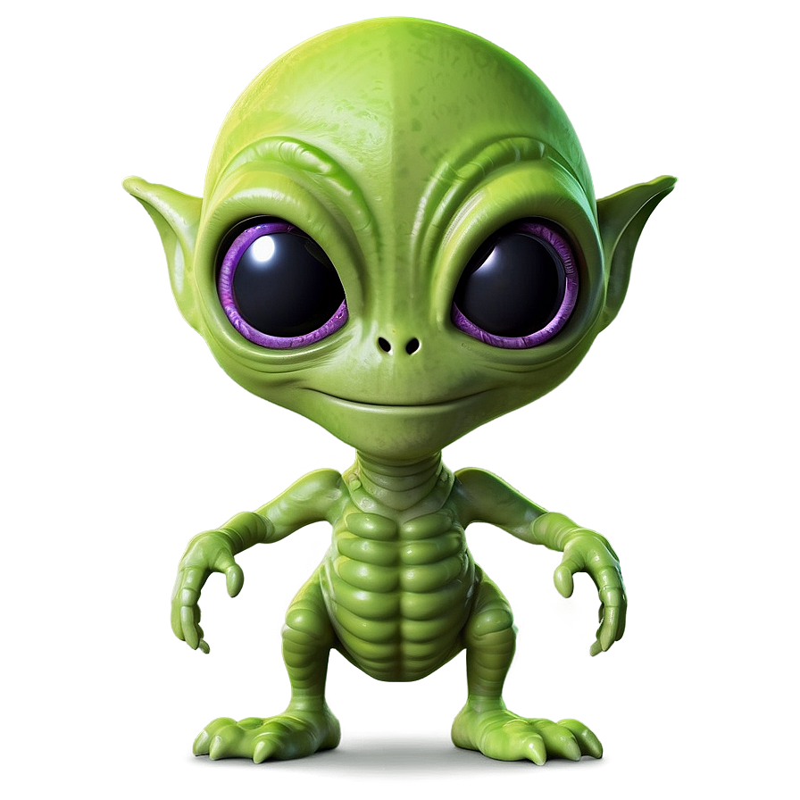 Cute Cartoon Alien Png Pdu PNG Image