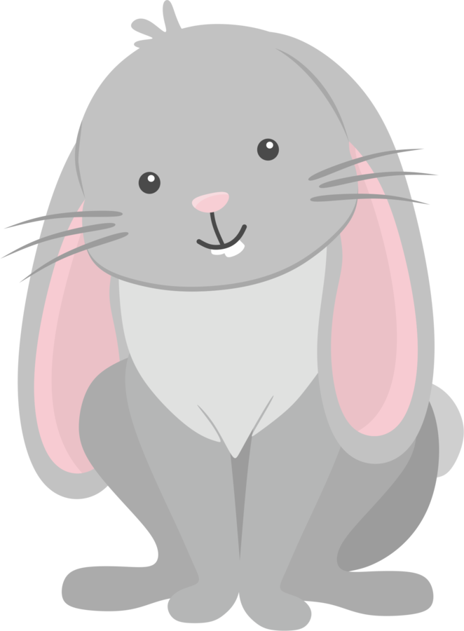 Cute Cartoon Bunny Illustration PNG Image