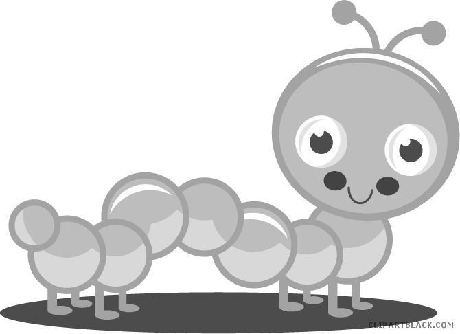 Cute Cartoon Caterpillar PNG Image