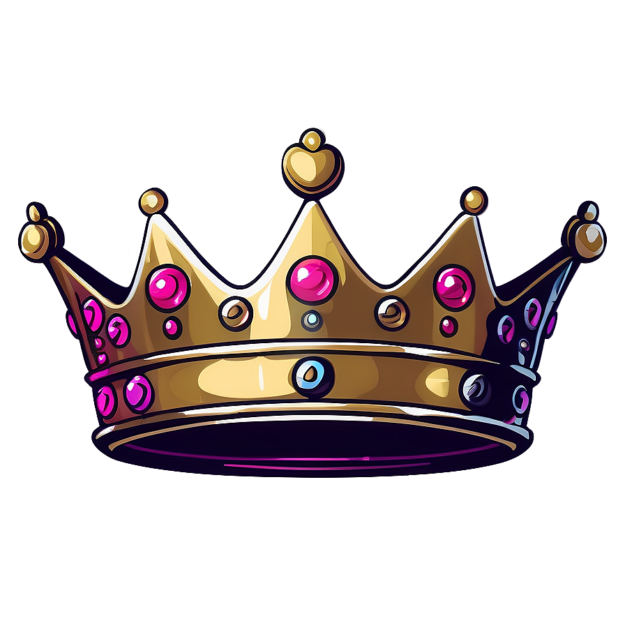 Cute Cartoon Crown Drawing Png Lbe PNG Image