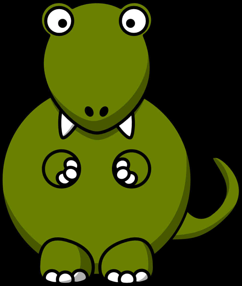 Cute Cartoon Dinosaur Illustration PNG Image