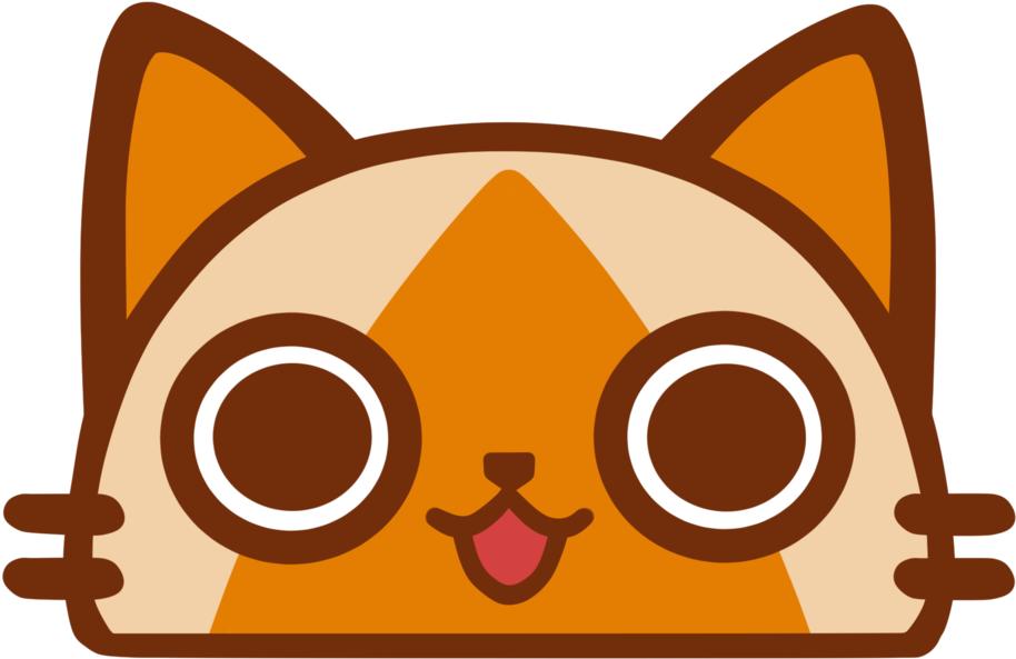 Cute Cartoon Fox Face PNG Image