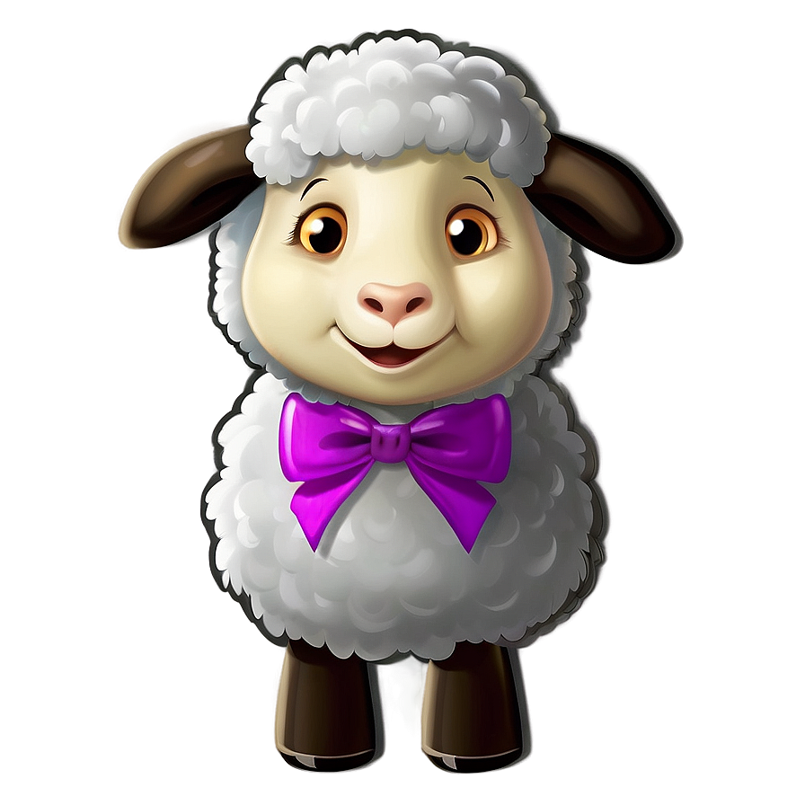 Cute Cartoon Sheep Png Vxn67 PNG Image