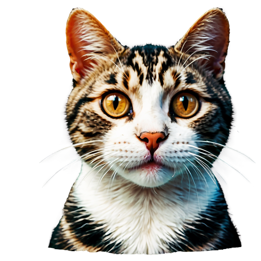 Cute Cat Face Clipart Png 06132024 PNG Image