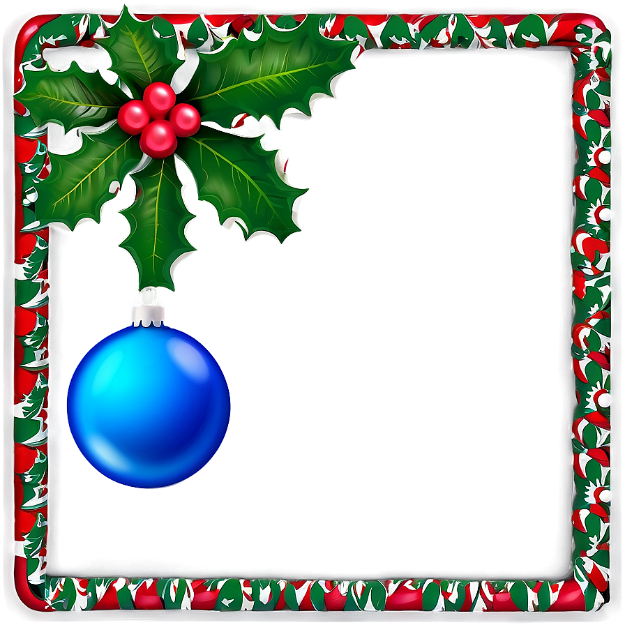 Cute Christmas Frame Png Bpn PNG Image