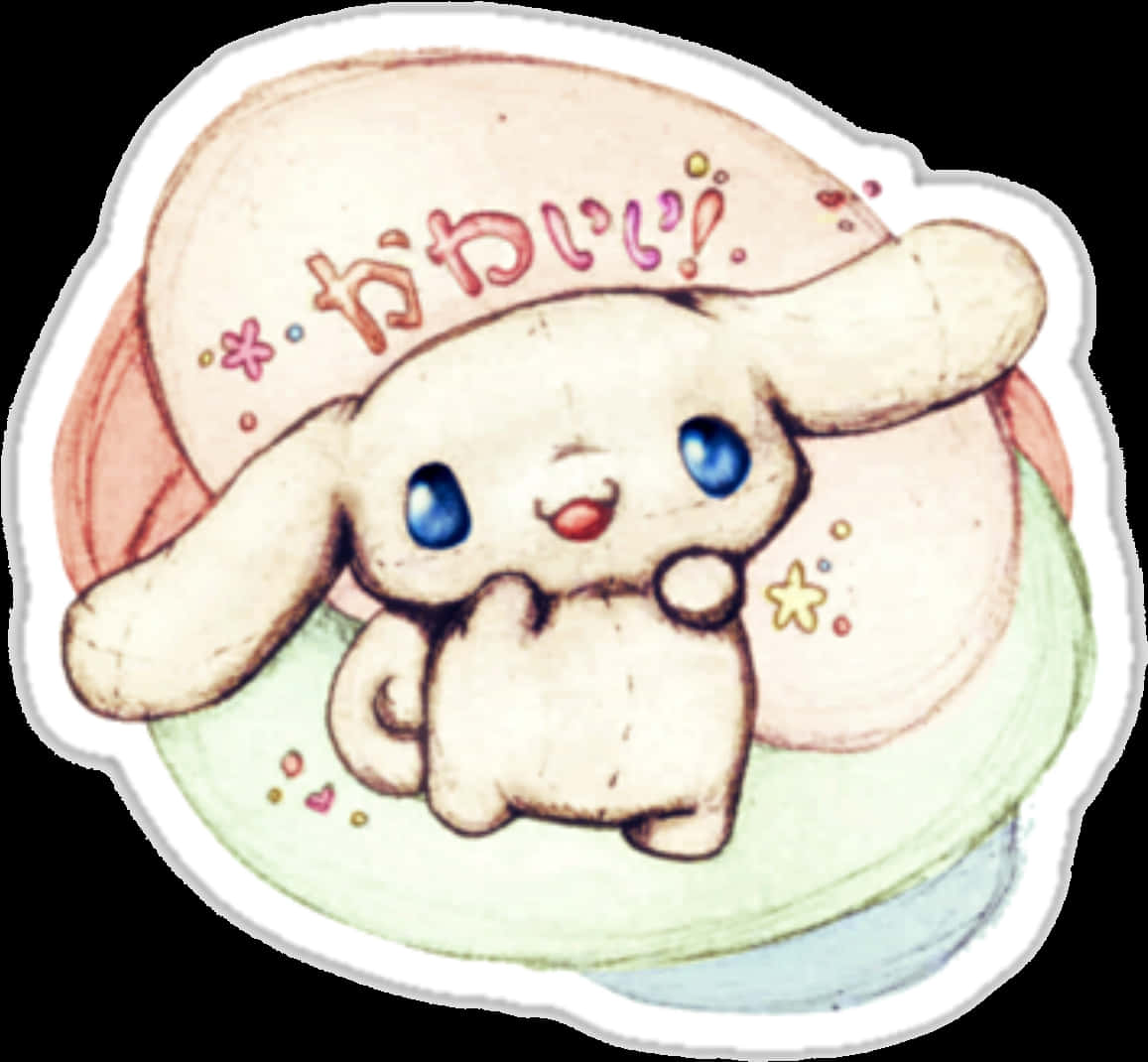 Cute Cinnamoroll Cartoon PNG Image