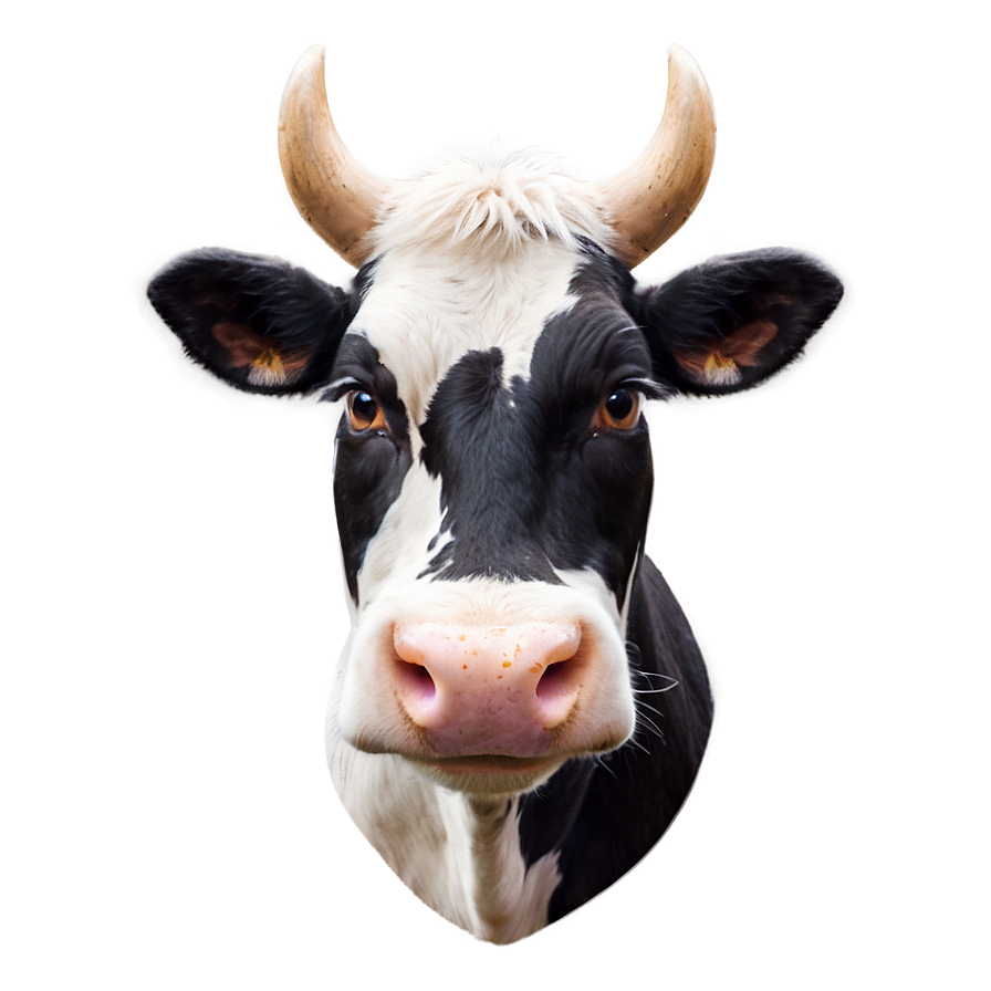 Cute Cow Face Png Muw32 PNG Image